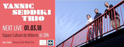 Yannick Seddiki Trio – Jazz à Willems